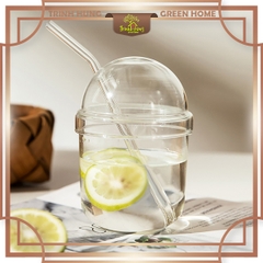 Bình thủy tinh nắp cầu 13cm