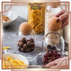 Bình thủy tinh nắp bấc cầu
