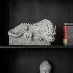 Tượng ngọa long chi thạch đá sa thạch ST.PVN2379