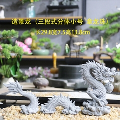 Lãng ngọc thủy long (rồng 3 khúc ver 3) đá sa thạch ST.PVN2351
