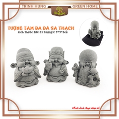 Bộ tượng Tam Đa đá sa thạch