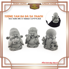 Bộ tượng Tam Đa đá sa thạch