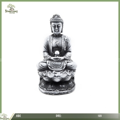Tượng phật ngồi bệ đá