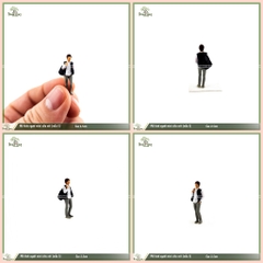 Mô hình người leo núi mini sắc nét