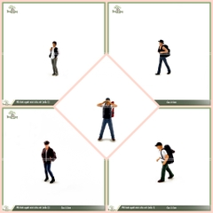 Mô hình người leo núi mini sắc nét