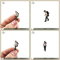 Mô hình người leo núi mini sắc nét