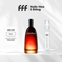 Sample Fahrenheit EDP 10ml