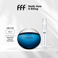 Sample Aqva Pour Homme Atlantiqve EDP 10ml