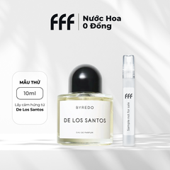 Sample De los Santos EDP 10ml