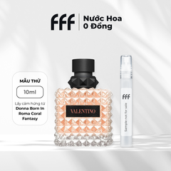 Sample Donna Born In Roma Coral Fantasy EDP 10ml