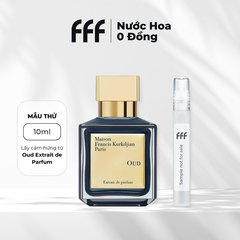Sample Oud Extrait de Parfum