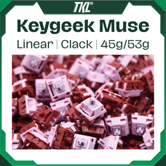 Switch phím cơ Keygeek Muse | Linear 45g/53g | Clack | TheKeebsOfLeser