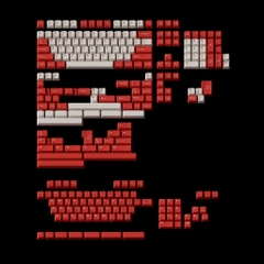 Swagkeys Classic Red | Cherry profile | ABS mix PBT | 2shot