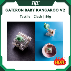Switch Gateron Baby Kangaroo 2.0 | Gateron |Tactile| 59g | Công tắc bàn phím cơ | TheKeebsOfLeser