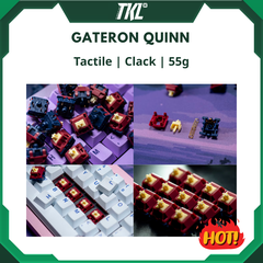 Switch Gateron Quinn | Heavy Tactile | 59g | Đanh – Đầm – Mượt