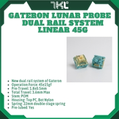 Switch Gateron Lunar Probe | Gateron | Linear | 45g | Stem Dual Rail