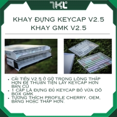 Khay đựng keycap v2.5 | Khay đựng GMK nhựa