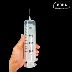 Xilanh 200ml kèm kim, ống tiêm 200cc kèm kim tiêm - XL2002