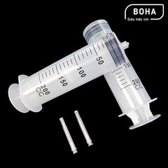 Xilanh 200ml kèm kim, ống tiêm 200cc kèm kim tiêm - XL2002