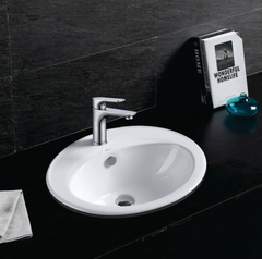 Chậu Rửa Mặt KPL-C602 – Lavabo bán dương, Sứ Cao Cấp, Hiện Đại và Tinh Tế