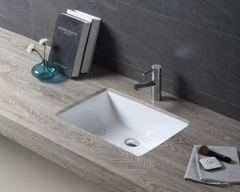 Chậu Rửa Mặt Âm Bàn Vuông KPL-2016 – Thiết Kế Hiện Đại, Sứ Cao Cấp, Dễ Vệ Sinh