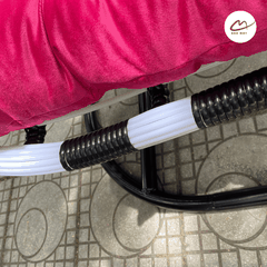 Xích Đu Ngoài Trời Dáng Bầu Dục Cao Cấp - Xích Đu Mây Nhựa Bản Mây