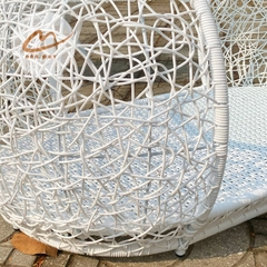 Bàn Ghế Mây Nhựa Putin Đan Rối, Thiết Kế Gọn Sang Với Hộc Bàn Tiện Dụng