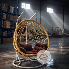 Xích Đu Sân Vườn Kén Tròn – Thiết Kế Tổ Chim Cỡ Lớn Cho Không Gian Mở