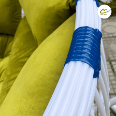 Xích Đu Mây Nhựa Cần Kép Phượng Hoàng - Mẫu Xích Đu Decor Ban Công Siêu Bền