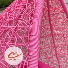 Xích Đu Tổ Chim Đan Rối Dài – Nghệ Thuật Bề Mặt Trong Thiết Kế Xích Đu Mây Nhựa