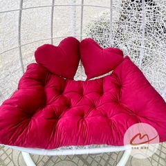 Ghế Xích Đu Đôi Tai Gấu – Thiết Kế Giọt Nước Biểu Tượng Cho 2 Người