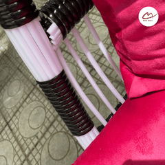 Xích Đu Ngoài Trời Dáng Bầu Dục Cao Cấp - Xích Đu Mây Nhựa Bản Mây