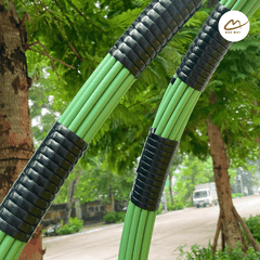 Xích đu cần kép đen xanh đệm oliu