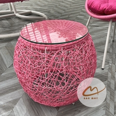 Bộ Bàn Ghế Xích Đu Lưng Vòm Cần Kép, Nội Thất Đại Gia Đình Bền Bỉ mà Sang Trọng