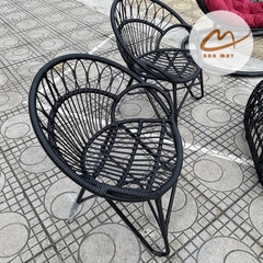 Bộ Bàn Ghế Xích Đu Sân Vườn – Combo Tiếp Khách Ngoài Trời Đồng Bộ Cho Gia Đình