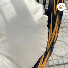 Xích đu trứng khủng long mix màu đen vàng