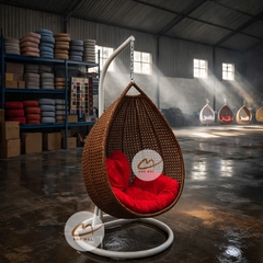 Ghế Xích Đu Giọt Nước Tổ Chim – Không Gian Riêng Tư Ấm Áp Cho 1–2 Người
