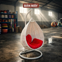 Ghế Xích Đu Giọt Nước Tổ Chim – Không Gian Riêng Tư Ấm Áp Cho 1–2 Người