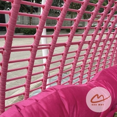 Bộ Bàn Ghế Xích Đu Lưng Vòm Cần Kép, Nội Thất Đại Gia Đình Bền Bỉ mà Sang Trọng