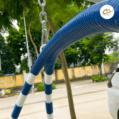 Xích Đu Mây Nhựa Cần Kép Phượng Hoàng - Mẫu Xích Đu Decor Ban Công Siêu Bền