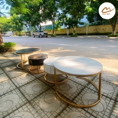 Bàn trà sofa 2 trong 1 mặt đá