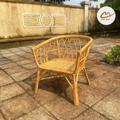 Bộ bàn ghế mây thật (2 ghế 1 bàn)