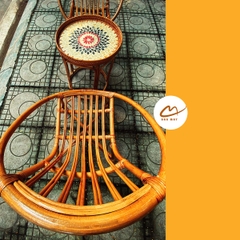 Bộ bàn trà mây tự nhiên
