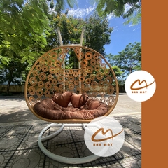 Xích Đu Sân Vườn Đôi Đan Tay Thủ Công – Không Gian Thư Giãn Cho Gia Đình