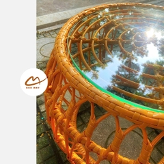 Bàn Ghế Ban Công Ngoài Trời Đuôi Công – Cảm Hứng Thiết Kế Thanh Thoát Cho Góc Ngồi Hai Người