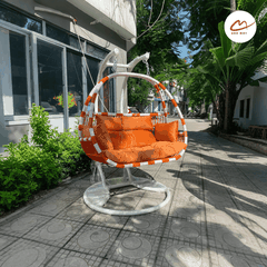 Ghế Xích Đu Đôi Cần Kép Cao Cấp, Quà Tặng Tân Gia Sang Trọng & Ý Nghĩa