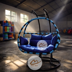 Xích Đu Sân Vườn Cần Kép 3 Chỗ Ngồi, Tùy Chọn Màu Sắc Theo Ý