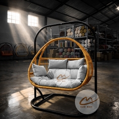 Xích Đu Sân Vườn Chịu Nắng Mưa - Mẫu Xích Đu Đẹp Ngoài Trời Bản Mây