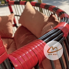 Xích Đu Trong Nhà Thiết Kế Cần Kép, Mẫu Xích Đu Mây Nhựa Decor Giếng Trời