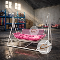 Xích Đu Ngoài Trời Cánh Én – Thiết Kế Khung A Ổn Định Cho Không Gian Sân Vườn